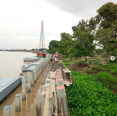 เขื่อนสามโคก เขื่อนบางเดื่อ เขื่อนวัดชินวนาราม จ.ปทุมธานี โดย บริษัท เอ-อาร์เธอร์แอดวานซ์ จำกัด